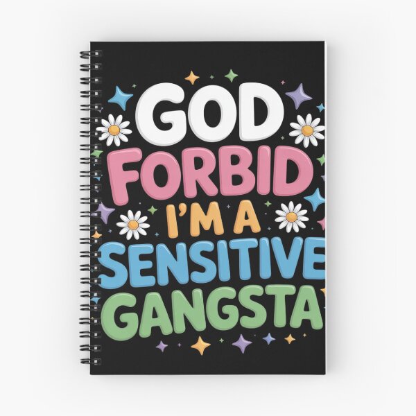 Item preview, Funny God Forbid I'm A Sensitive Gangsta Cute Cozy  designed and sold by KotexTemu.