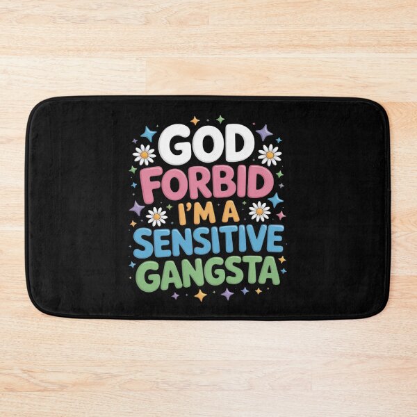 Item preview, Funny God Forbid I'm A Sensitive Gangsta Cute Cozy  designed and sold by KotexTemu.