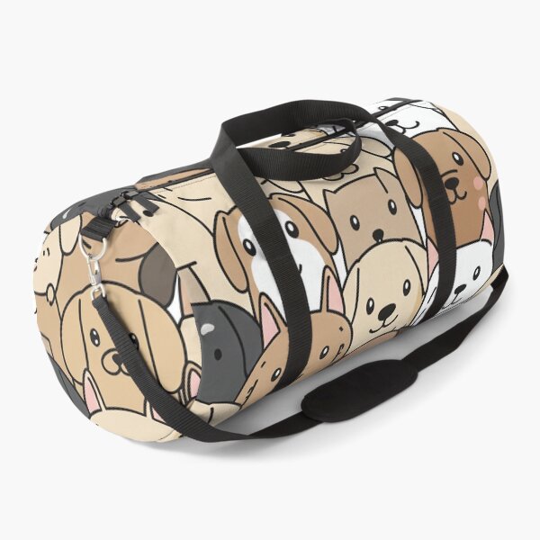 Item preview, Cute Cartoon Dog Faces Pattern – Seamless Tiling Wallpaper | Puppy Background designed and sold by Wild-way Art.