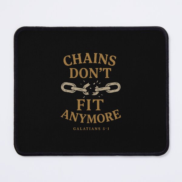 Item preview, Chains Don’t Fit Anymore – Christian Freedom Verse Sticker (Galatians 5:1) designed and sold by astersgraphics.