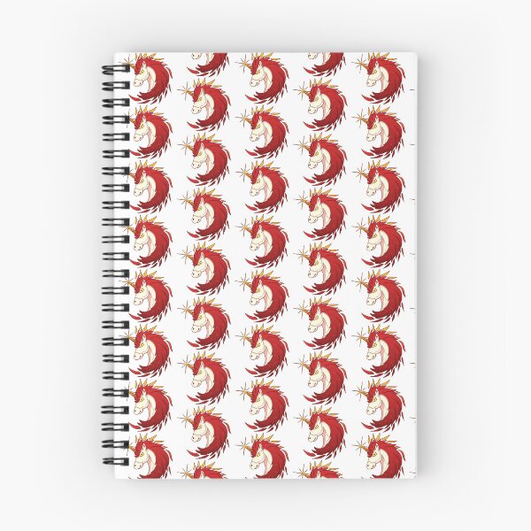 Item preview, Fire Horse Spirit, Fire Unicorn, Lunar New Year 2026, Mythical Emblem designed and sold by GoldenSunsetBloom.