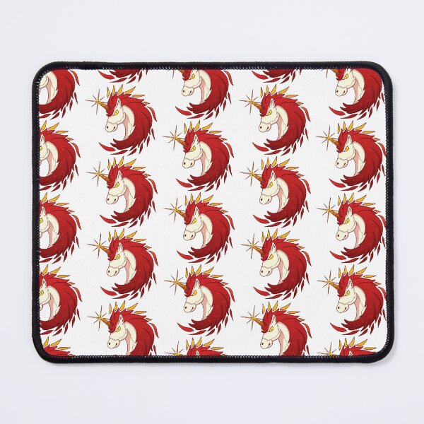 Item preview, Fire Horse Spirit, Fire Unicorn, Lunar New Year 2026, Mythical Emblem designed and sold by GoldenSunsetBloom.