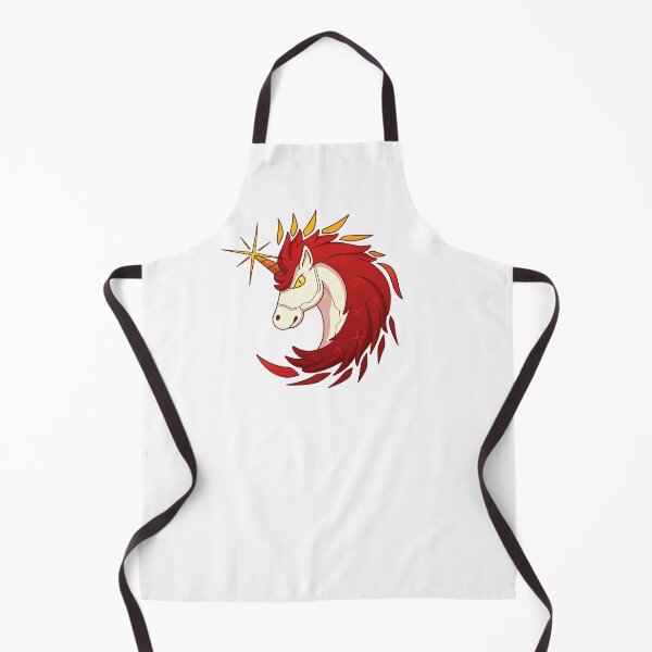 Item preview, Fire Horse Spirit, Fire Unicorn, Lunar New Year 2026, Mythical Emblem designed and sold by GoldenSunsetBloom.
