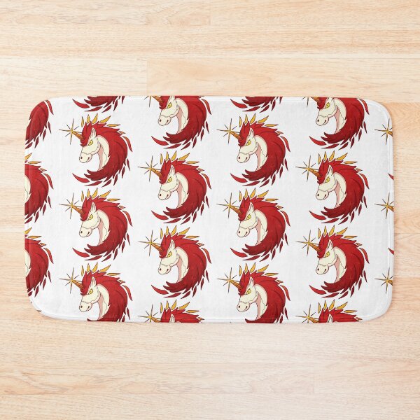 Item preview, Fire Horse Spirit, Fire Unicorn, Lunar New Year 2026, Mythical Emblem designed and sold by GoldenSunsetBloom.