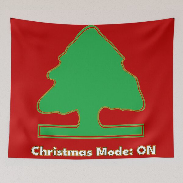 Item preview, Christmas Mode On – Festive Tree Graphic Tee designed and sold by House-of-Waliya.