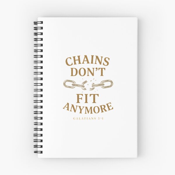 Item preview, Chains Don’t Fit Anymore – Christian Freedom Verse Sticker (Galatians 5:1) designed and sold by astersgraphics.