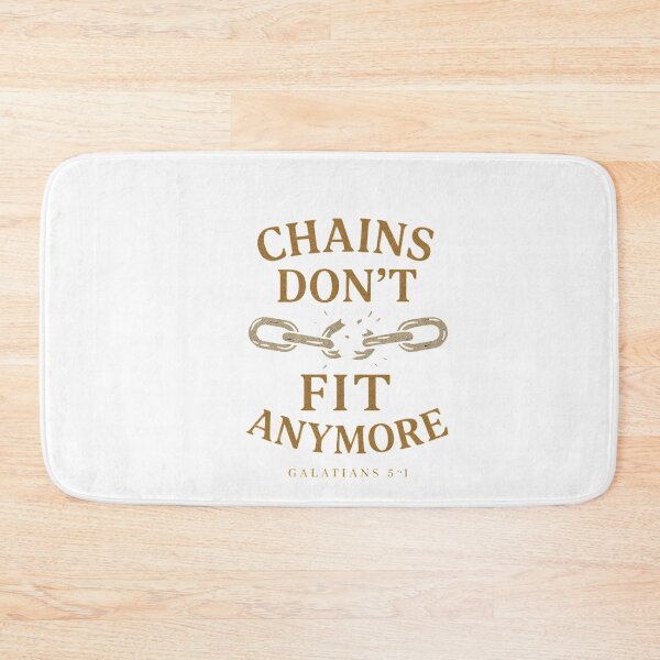 Item preview, Chains Don’t Fit Anymore – Christian Freedom Verse Sticker (Galatians 5:1) designed and sold by astersgraphics.