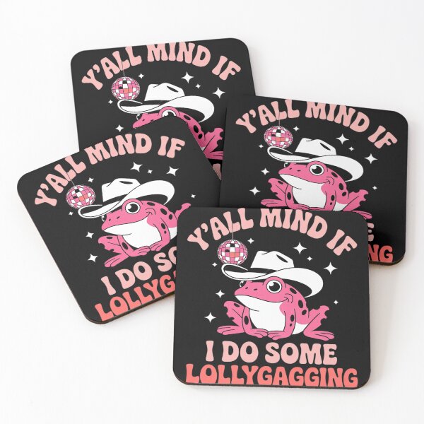 Item preview, Funny Meme Cowboy Frog Y'all Mind If I Do Some Lollygagging  designed and sold by KotexTemu.
