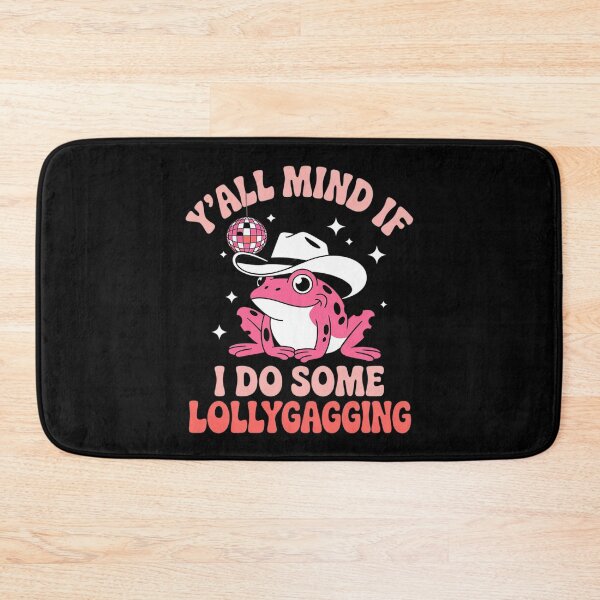 Item preview, Funny Meme Cowboy Frog Y'all Mind If I Do Some Lollygagging  designed and sold by KotexTemu.