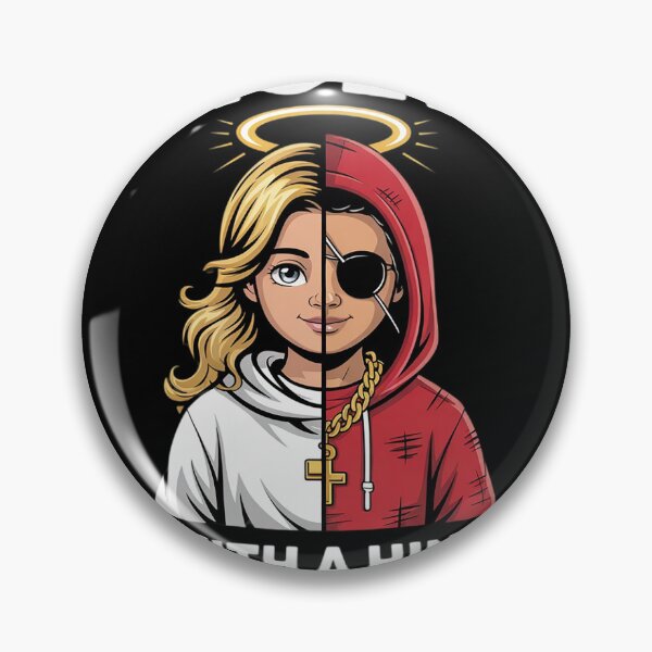 Item preview, Funny Spiritual Faith Angel Gangsta Holy With a Hint of Hood  designed and sold by KotexTemu.