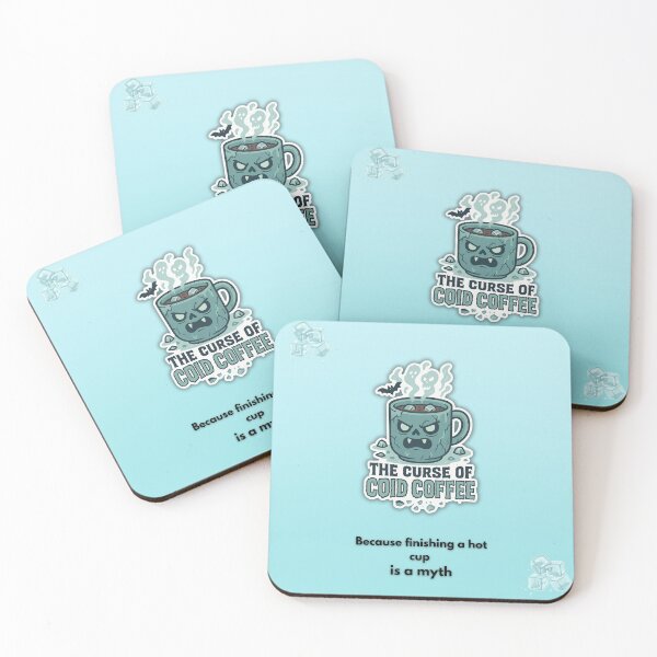 Item preview, The Curse of Cold Coffee – Funny Parenting Design designed and sold by MadeInNapTime.