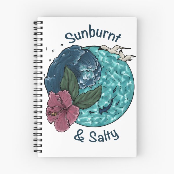 Item preview, Sunburnt and Salty designed and sold by Bovinae Art.