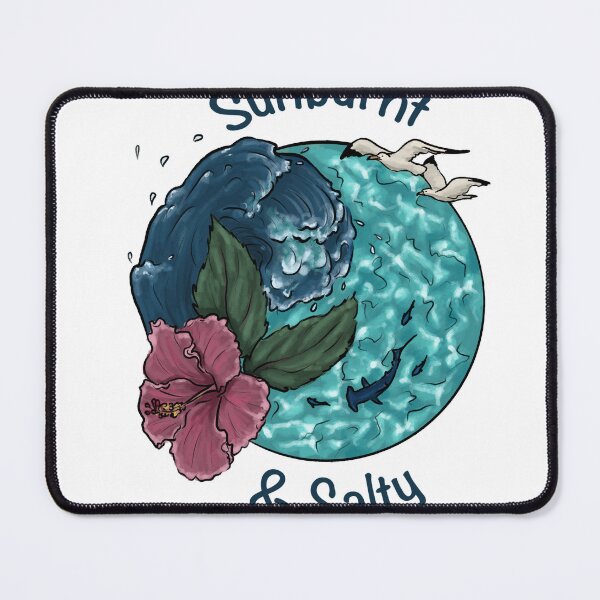 Item preview, Sunburnt and Salty designed and sold by Bovinae Art.