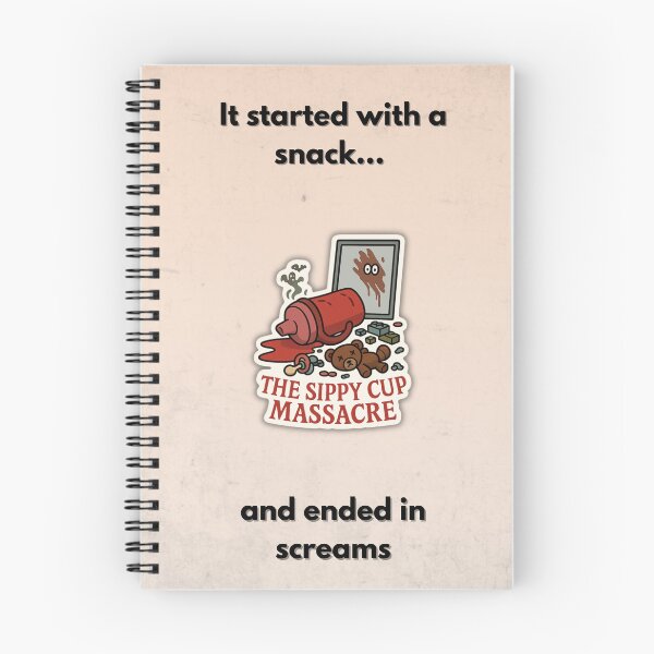 Item preview, The Sippy Cup Massacre – Parenting Horror Parody designed and sold by MadeInNapTime.