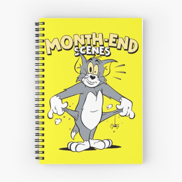Item preview, Funny Month-End Broke Cartoon Scene designed and sold by Templateloom.