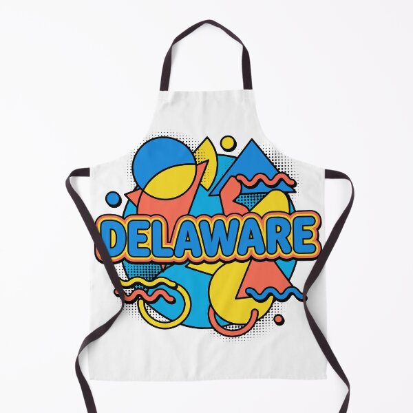 Item preview, Delaware Retro Pop Art Geometric State Design designed and sold by CreativeHymms.