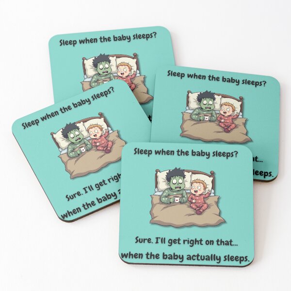Item preview, Sleep When the Baby Sleeps (Zombie Parent Edition) designed and sold by MadeInNapTime.