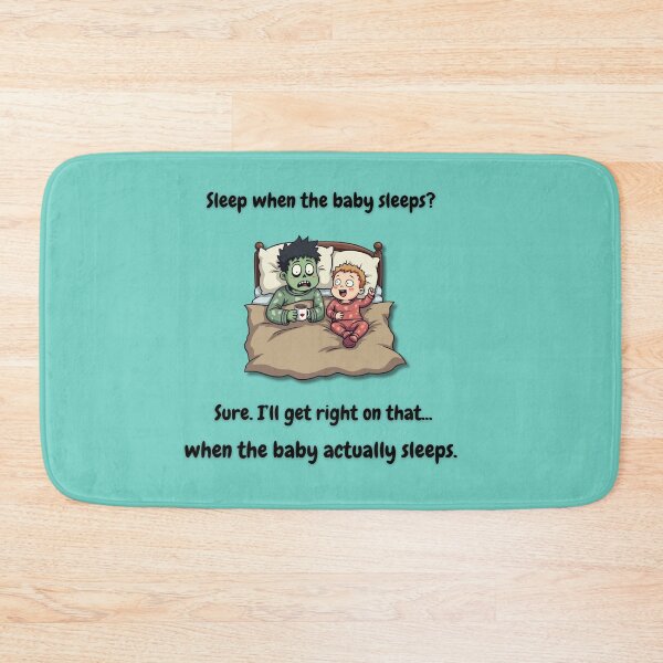 Item preview, Sleep When the Baby Sleeps (Zombie Parent Edition) designed and sold by MadeInNapTime.