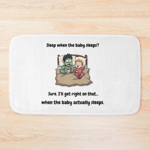 Item preview, Sleep When the Baby Sleeps? (Zombie Parent Edition) designed and sold by MadeInNapTime.