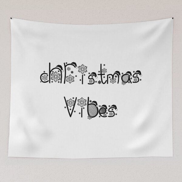 Item preview, Christmas Vibes – Cute Aesthetic Holiday Typography Design designed and sold by TorqueThread.