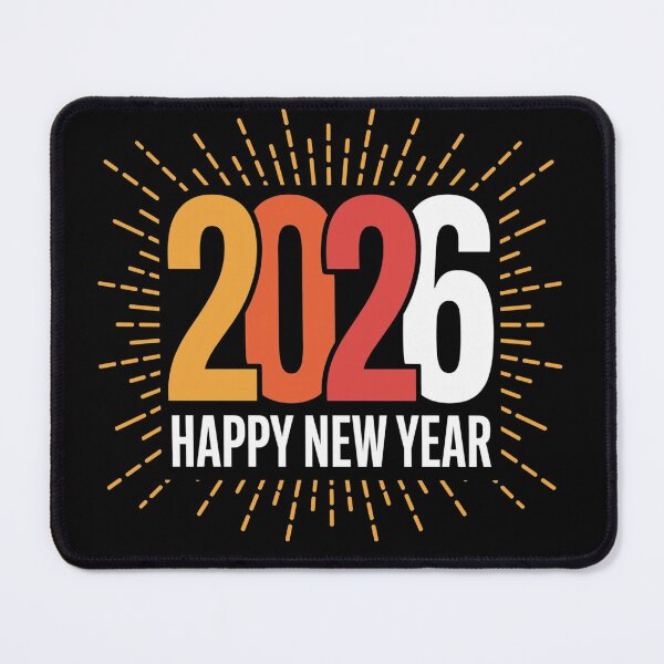 Item preview, Happy New Year 2026 – Festive Celebration Collection designed and sold by MAZDZINE.