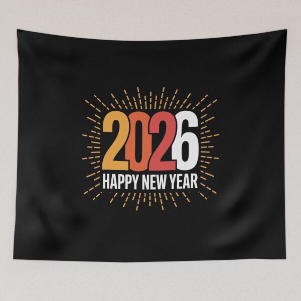 Item preview, Happy New Year 2026 – Festive Celebration Collection designed and sold by MAZDZINE.