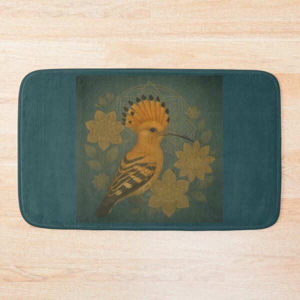 Item preview, Hoopoe Bird Celestial Bloom – Sacred Floral Hoopoe Illustration designed and sold by GeoWild Designs.