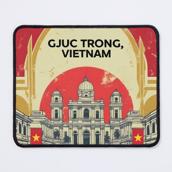 Item preview, Gjuc Trong Vietnam 1950s Retro Poster Tourism designed and sold by TravelersGems.