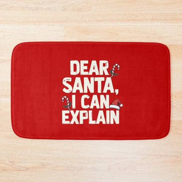 Item preview, Dear Santa I Can Explain – Funny Christmas Sarcastic Tee designed and sold by EcoArtTees.