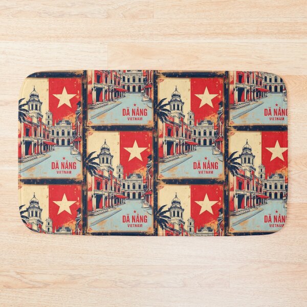 Item preview, Da Nang Vietnam 1950s Retro Poster Tourism designed and sold by TravelersGems.