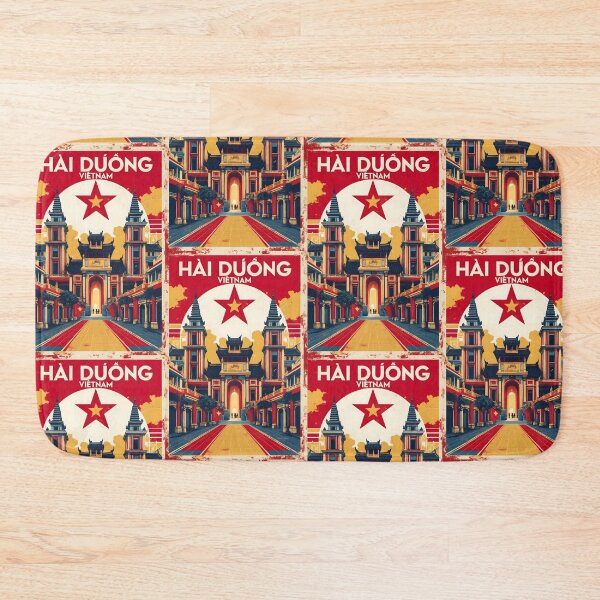 Item preview, Hai Duong Vietnam 1950s Retro Poster Tourism designed and sold by TravelersGems.