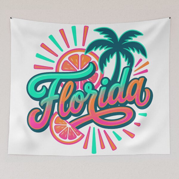 Item preview, Florida Tropical Retro Citrus Sunshine Design designed and sold by CreativeHymms.