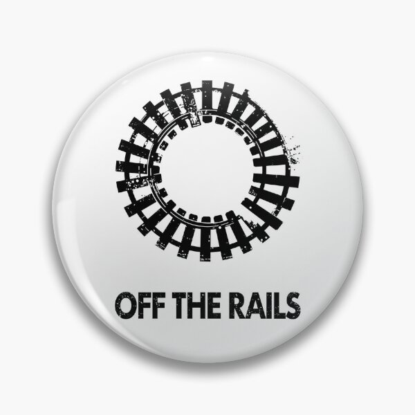 Item preview, Off The Rails Broken Track Symbol designed and sold by Shoot-The-Moon.