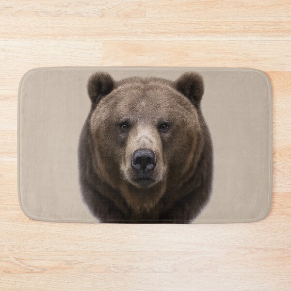 Item preview, Grizzly Bear Face – Realistic Wildlife Portrait Illustration designed and sold by BROHLine Studio.