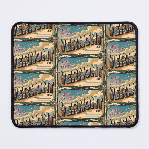 Item preview, Merry Christmas From Vermont USA Postcard Greetings Retro Travel Vintage 2 designed and sold by TravelPostcardGems.