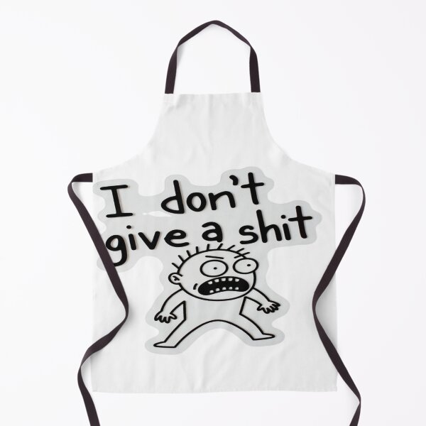 Item preview, “I Don’t Give a Sh*t” Funny Attitude Cartoon Design – Bold Meme Sticker & T-Shirt for Sarcasm, Mood & Rebel Humor Lovers designed and sold by Sushikidsntod.