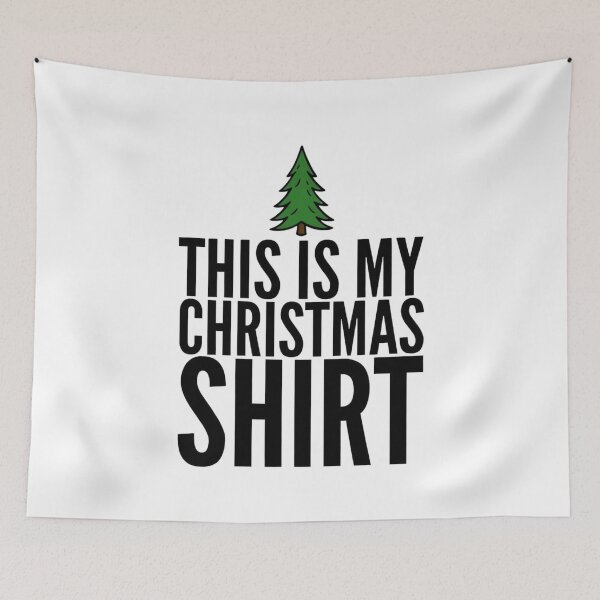 Item preview, This Is My Christmas Shirt – Minimal Sarcastic Holiday Tee designed and sold by EcoArtTees.