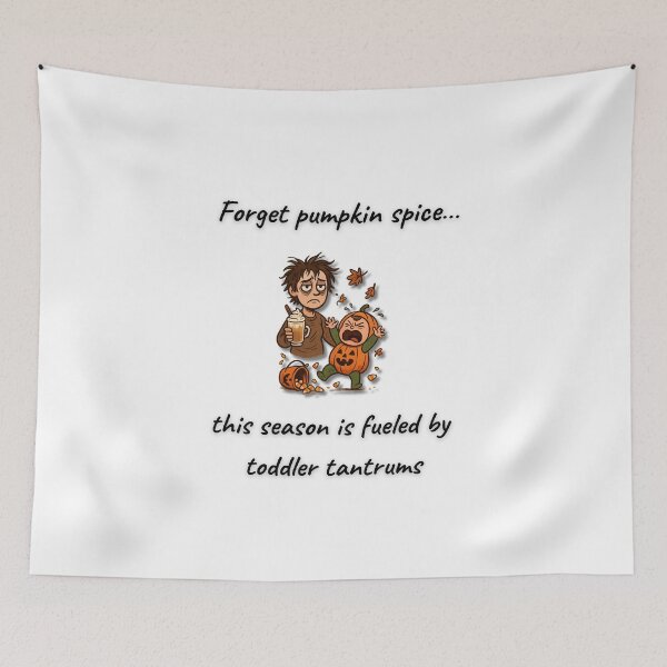 Item preview, Pumpkin Spice Meltdown – Funny Parenting Halloween Design designed and sold by MadeInNapTime.