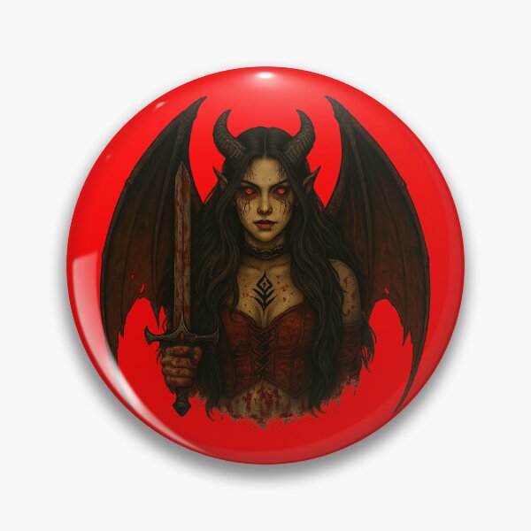 Item preview, Bloodbound Demoness — Herald of the Crimson Oath designed and sold by MLOSA.