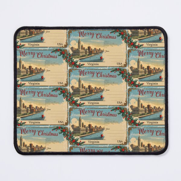 Item preview, Merry Christmas From Virginia USA Postcard Greetings Retro Travel Vintage designed and sold by TravelPostcardGems.