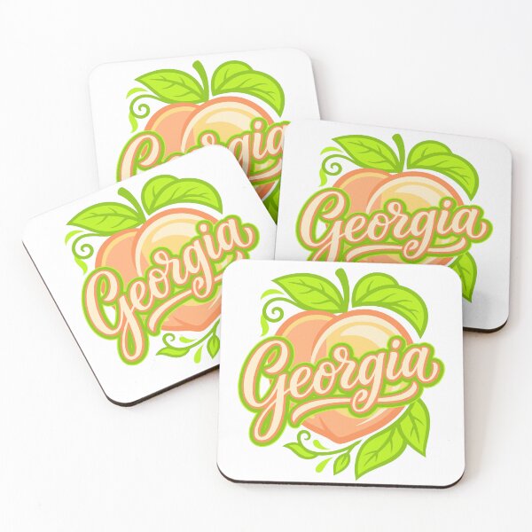 Item preview, Georgia Peach Retro Script Design designed and sold by CreativeHymms.