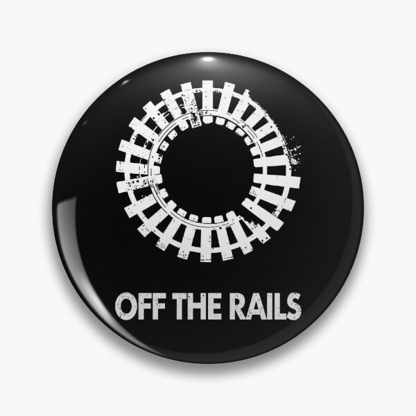 Item preview, Off The Rails Broken Track Symbol designed and sold by Shoot-The-Moon.