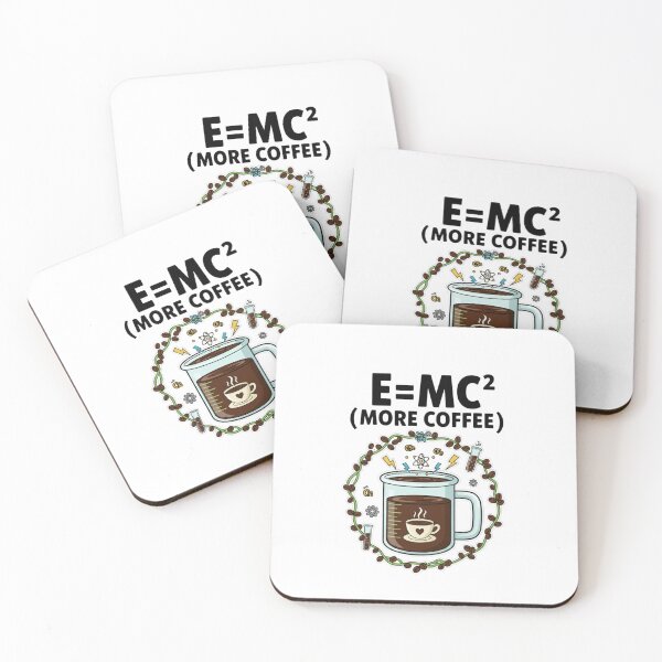 Item preview, E=MC2 more coffee t-shirt  designed and sold by TheHappyHaul.