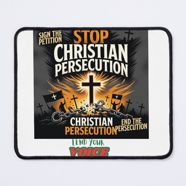 Item preview, STOP CHRISTIAN PERSECUTION, designed and sold by ExquisiteShop22.