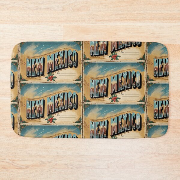 Item preview, Merry Christmas From New Mexico USA Postcard Greetings Retro Travel Vintage 2 designed and sold by TravelPostcardGems.