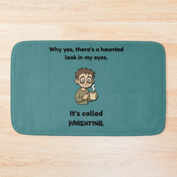 Item preview, Haunted Parenting Eyes – Sleep-Deprived Parent Humor designed and sold by MadeInNapTime.