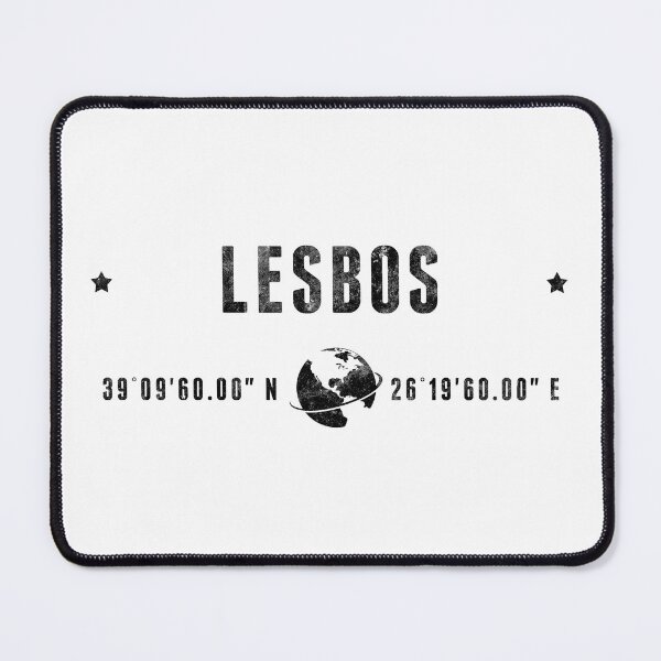 Item preview, Lesbos Greece Coordinates Globe Travel designed and sold by capricedefille.