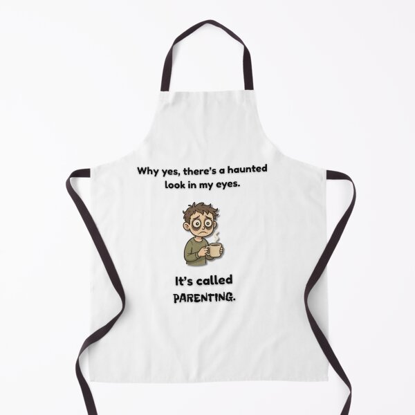 Item preview, Haunted Eyes – Parenting Survival Humor Design designed and sold by MadeInNapTime.
