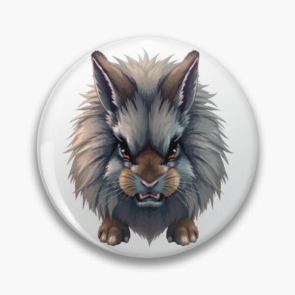 Item preview, Angry Lionhead Rabbit designed and sold by Petzzz.