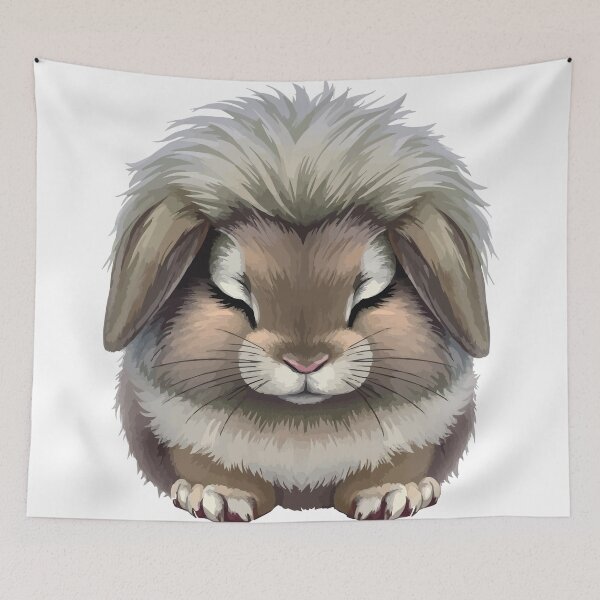 Item preview, Tired Lionhead Rabbit designed and sold by Petzzz.